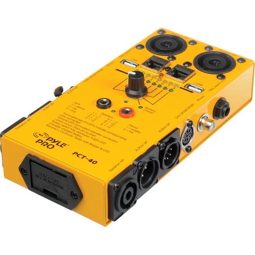 Pyle Pro  PCT-40 12-in-1 Audio Cable Tester PCT40, Pyle, Pro, PCT-40, 12-in-1, Audio, Cable, Tester, PCT40, Video