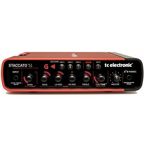 TC Electronic Staccato'51 Bass Amp Head 990-100111, TC, Electronic, Staccato'51, Bass, Amp, Head, 990-100111,