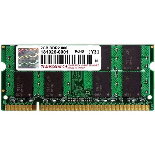 Transcend 2GB SO-DIMM Memory for Notebook TS256MSQ64V8U, Transcend, 2GB, SO-DIMM, Memory, Notebook, TS256MSQ64V8U,