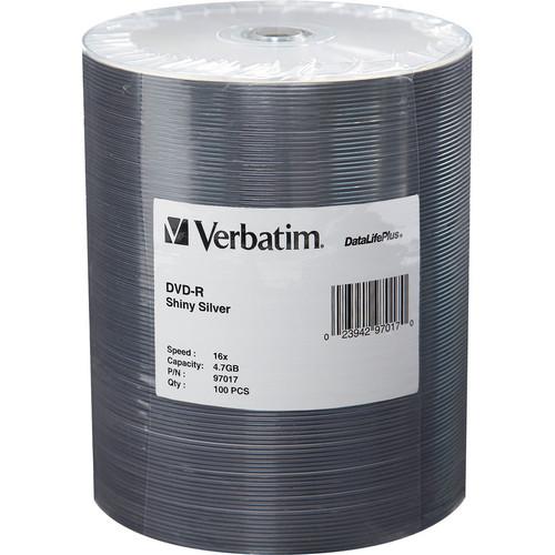 Verbatim  DVD-R 4.7GB 16x Shiny Silver Disc 97017, Verbatim, DVD-R, 4.7GB, 16x, Shiny, Silver, Disc, 97017, Video
