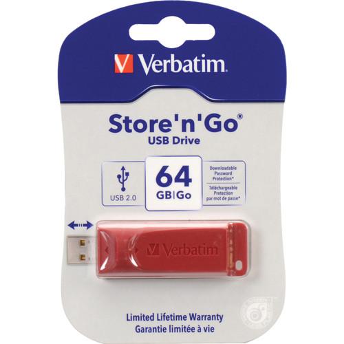 Verbatim Store 'n' Go USB Flash Drive - 64GB Capacity 97005