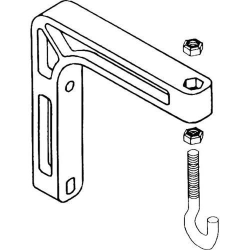 Da-Lite  40932 #6 Wall Mount Brackets 40932