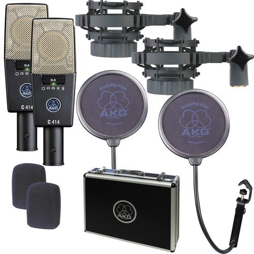 AKG C414 XLS ST Reference Multi-Pattern Condenser 3059Z00230