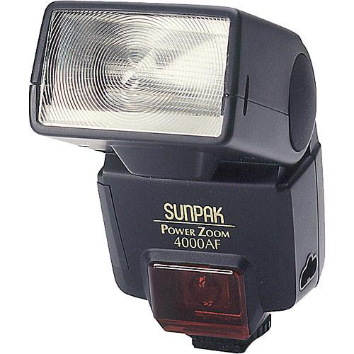 Sunpak PZ-4000AF TTL Flash for Minolta Cameras (Black) 040M, Sunpak, PZ-4000AF, TTL, Flash, Minolta, Cameras, Black, 040M,
