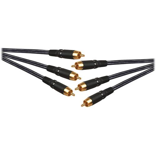 FSR CS-3RMM-10 Video Cable RCA x 3 to RCA x 3 (10') CS-3RMM-10, FSR, CS-3RMM-10, Video, Cable, RCA, x, 3, to, RCA, x, 3, 10', CS-3RMM-10