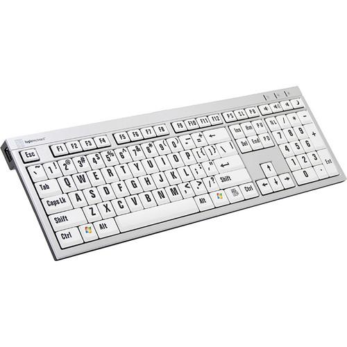 LogicKeyboard XLPrint PC Slim Line Keyboard LKBU-LPRNTYB-AJPU-US