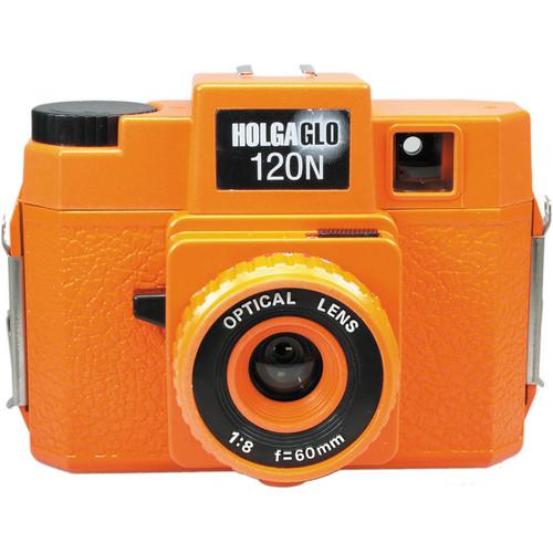 Holga HolgaGlo 120N Glows in the Dark Camera (Aura Orange)