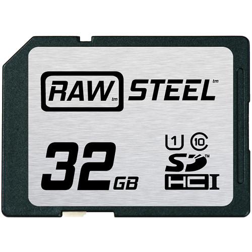 Hoodman 32GB SDHC Memory Card RAW STEEL Class 10 RAWSDHC32GBU1