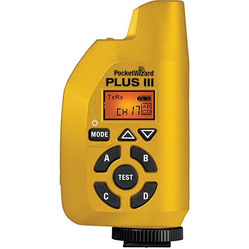 PocketWizard Plus III Transceiver (Black) PW-PLUS3-FCC