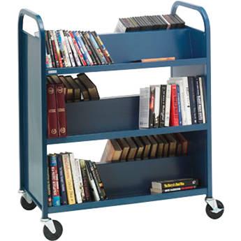 Bretford 6-Shelf Heavy-Duty Steel Booktruck (Raven) V336-RN, Bretford, 6-Shelf, Heavy-Duty, Steel, Booktruck, Raven, V336-RN,