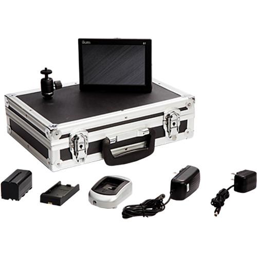 ikan D7 Field Monitor Deluxe Kit with 900 Series Battery D7-DK-C