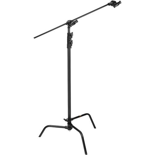 Impact C-Stand with Sliding Leg Kit (Black, 11') LS-CS40MBK, Impact, C-Stand, with, Sliding, Leg, Kit, Black, 11', LS-CS40MBK,