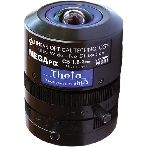 Theia Technologies CS-Mount 1.8 to 3mm Varifocal Manual SL183M, Theia, Technologies, CS-Mount, 1.8, to, 3mm, Varifocal, Manual, SL183M