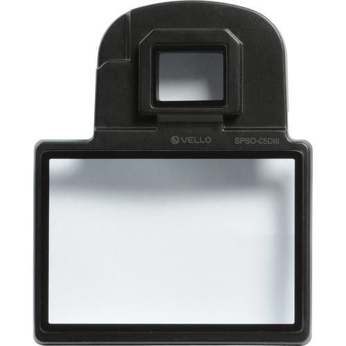 Vello Snap-On Glass LCD Screen Protector for Canon SPSO-C5DIII