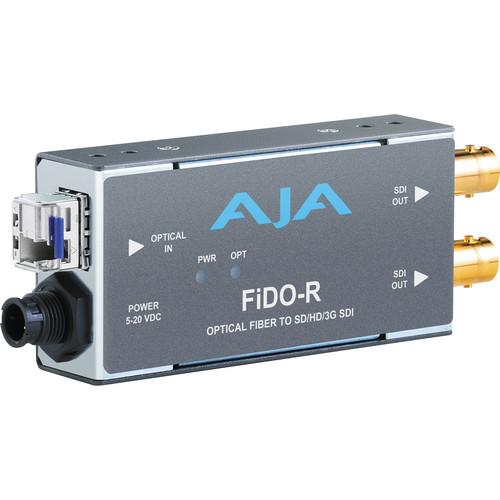 AJA FiDO Single Channel 3G-SDI to ST Fiber Mini FIDO-T-ST