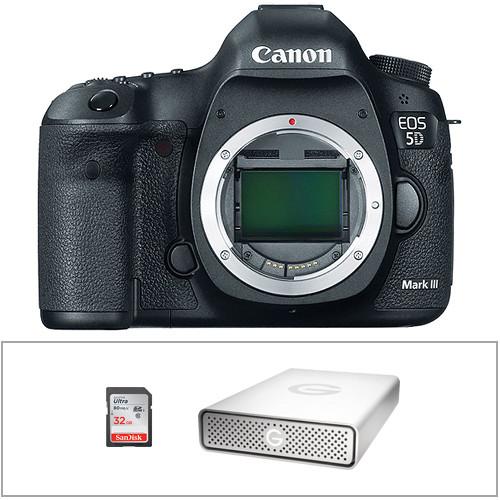 Canon EOS 5D Mark III DSLR Camera Body Deluxe Kit