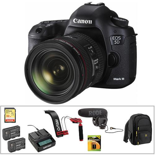 Canon EOS 5D Mark III DSLR Camera Video Production Kit