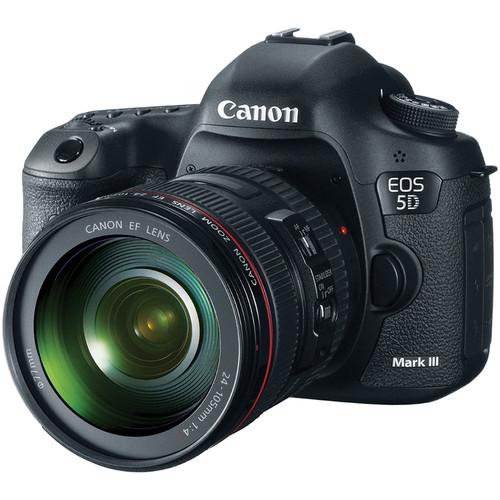 Canon EOS 5D Mark III DSLR Camera with 24-105mm f/4L Lens