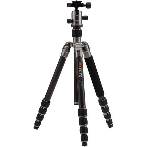 MeFOTO RoadTrip Carbon Fiber Travel Tripod Kit (Black) C1350Q1K