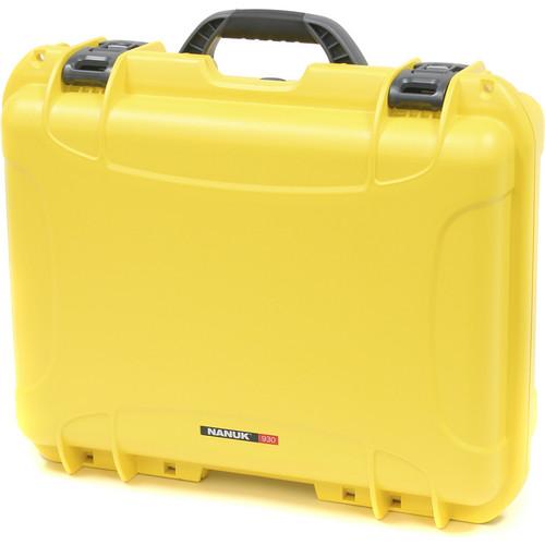 Nanuk 930 Case with Padded Dividers (Yellow) 930-2004