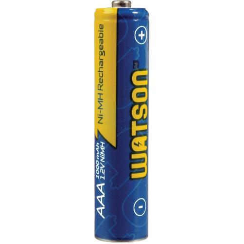 Watson AAA NiMH Rechargeable Batteries (1000mAh) - AAA-1000