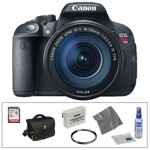 Canon EOS Rebel T5i DSLR Camera with 18-135mm Lens 8595B005, Canon, EOS, Rebel, T5i, DSLR, Camera, with, 18-135mm, Lens, 8595B005,