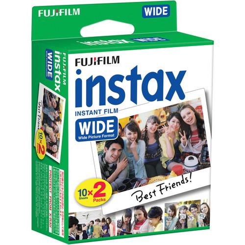 Fujifilm instax Wide Instant Film (20 Exposures) 16385995, Fujifilm, instax, Wide, Instant, Film, 20, Exposures, 16385995,