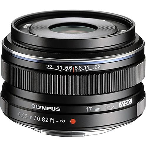 Olympus M.ZUIKO Digital 17mm f/1.8 Lens (Black) V311050BU000, Olympus, M.ZUIKO, Digital, 17mm, f/1.8, Lens, Black, V311050BU000,