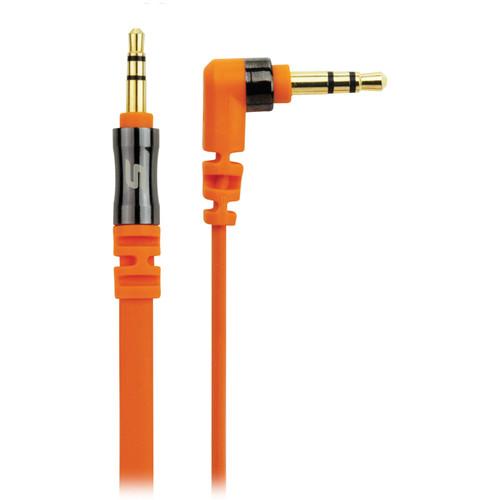 Scosche flatOUT - Flat Audio Cable (Red, 3') AUX3FR