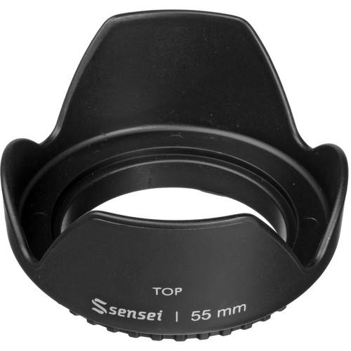 Sensei  55mm Screw-on Tulip Lens Hood LHSC-55