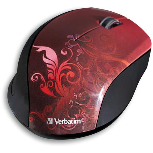 Verbatim Wireless Optical Design Mouse (Blue Design) 97785
