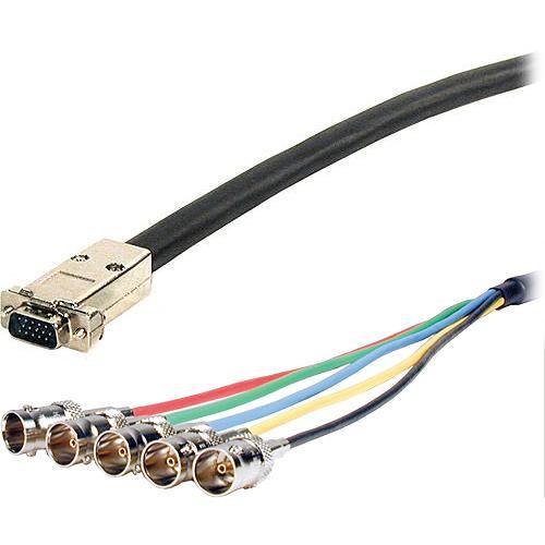 Comprehensive 15' (4.6 m) UHR HD15 Plug to 5BNC VGA15P-5BJ-15UHR