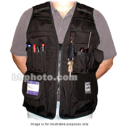 Porta Brace VV-M Videographer Vest (Large, Black) VV-LBL