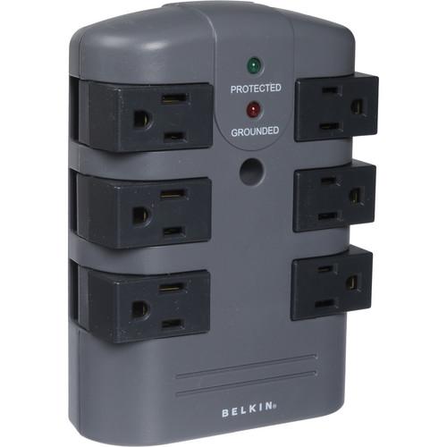 Belkin BP108200-06 PivotPlug 8-Outlet Surge Protector, Belkin, BP108200-06, PivotPlug, 8-Outlet, Surge, Protector