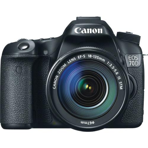 Canon EOS 70D DSLR Camera with 18-55mm f/3.5-5.6 STM 8469B009, Canon, EOS, 70D, DSLR, Camera, with, 18-55mm, f/3.5-5.6, STM, 8469B009