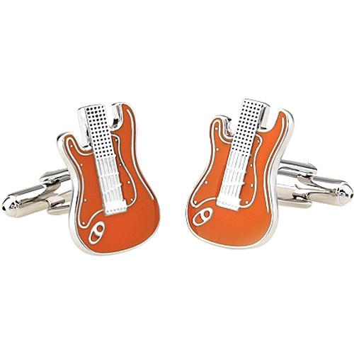 Cuffs NY  Orange Electric Guitar Cufflinks 26107