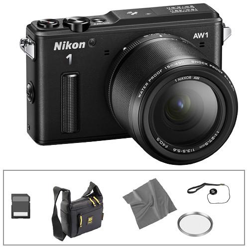 Nikon 1 AW1 Mirrorless Digital Camera with 11-27.5mm Lens 27665