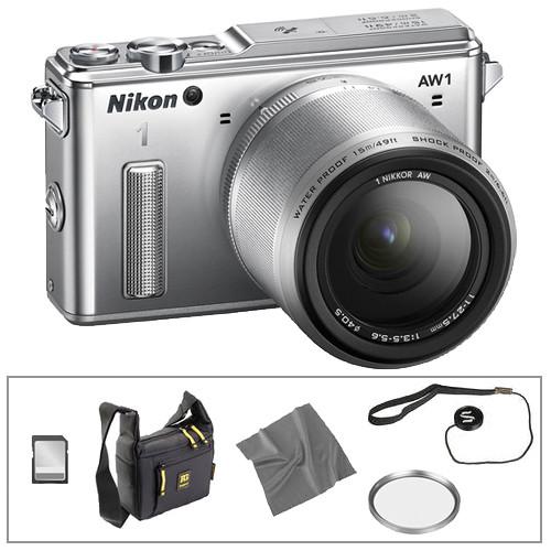 Nikon 1 AW1 Mirrorless Digital Camera with 11-27.5mm Lens 27666, Nikon, 1, AW1, Mirrorless, Digital, Camera, with, 11-27.5mm, Lens, 27666