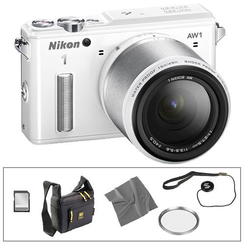 Nikon 1 AW1 Mirrorless Digital Camera with 11-27.5mm Lens 27669