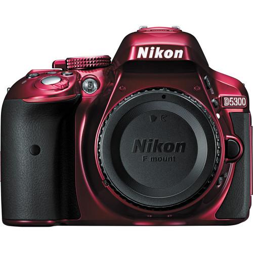 Nikon  D5300 DSLR Camera (Body Only, Red) 1520