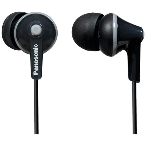 Panasonic ErgoFit In-Ear Headphones (Black) RP-TCM125-K