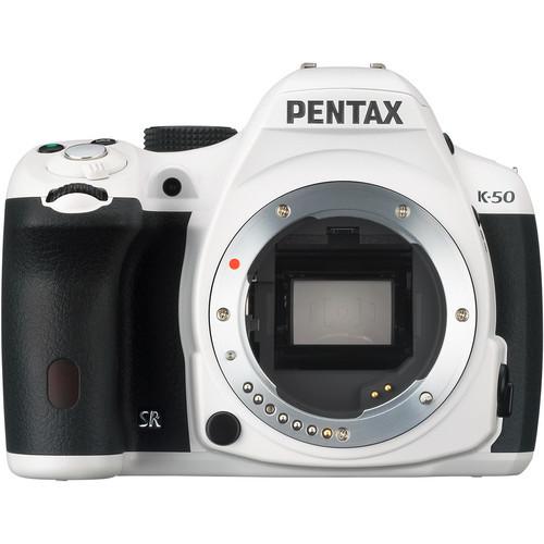 Pentax K-50 DSLR Camera with 18-55mm Lens (White) 10939, Pentax, K-50, DSLR, Camera, with, 18-55mm, Lens, White, 10939,