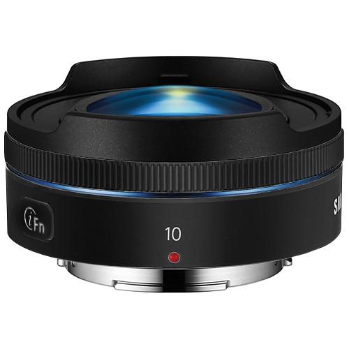 Samsung 10mm f/3.5 Fisheye Lens (Black) EX-F10ANB/US, Samsung, 10mm, f/3.5, Fisheye, Lens, Black, EX-F10ANB/US,