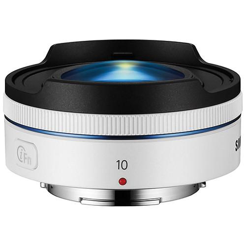 Samsung 10mm f/3.5 Fisheye Lens (White) EX-F10ANW/US, Samsung, 10mm, f/3.5, Fisheye, Lens, White, EX-F10ANW/US,