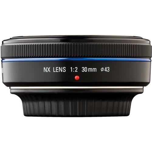 Samsung 30mm f/2.0 NX Pancake Lens (White) EX-S30ANW/US, Samsung, 30mm, f/2.0, NX, Pancake, Lens, White, EX-S30ANW/US,