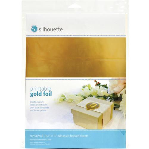 silhouette Printable Adhesive Gold Foil MEDIA-GLD-ADH