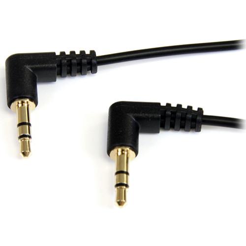 StarTech Right Angle 3.5mm to Right Angle 3.5mm Stereo MU3MMS2RA