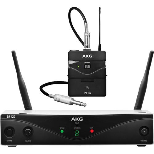 AKG WMS420 UHF Wireless Instrumental System 3415H00010