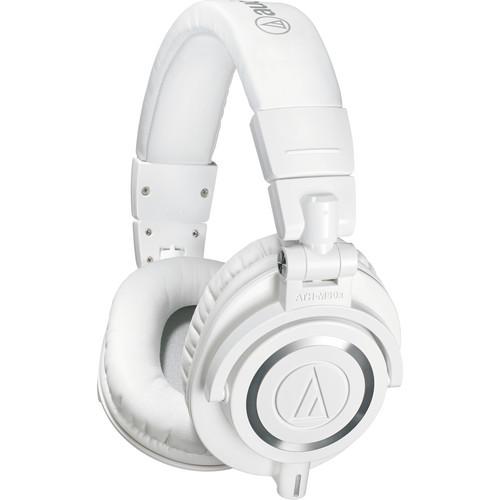 Audio-Technica ATH-M50x Monitor Headphones (White) ATH-M50XWH, Audio-Technica, ATH-M50x, Monitor, Headphones, White, ATH-M50XWH