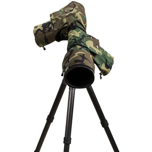 LensCoat RainCoat 2 Pro Camera Cover (Forest Green Camo)